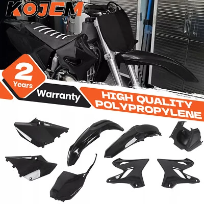 Juego de kit completo de plástico Restyle 2018 estilo negro para Yamaha YZ125 YZ250 02-20 Foto 1 de 4