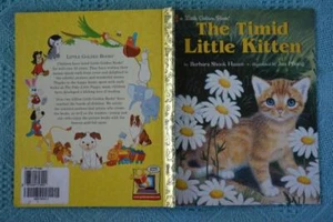 Little Golden Book: The Timid Little Kitten. Espalda amarilla. 1999. - Imagen 1 de 1