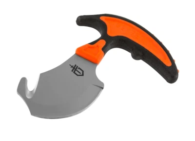 Cuchillo de hoja fija Gerber Vital Skin & Gut 2,8" Ulu hoja de acero inoxidable mango de polietileno Foto 1 de 2