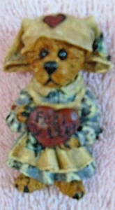 Vintage Dog Nurse "Feel Better" Pin - Picture 1 of 2