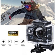 12MP Waterproof Sports Camera Action 1080P Mini DV Video Helmet DVR Bike Cam UK