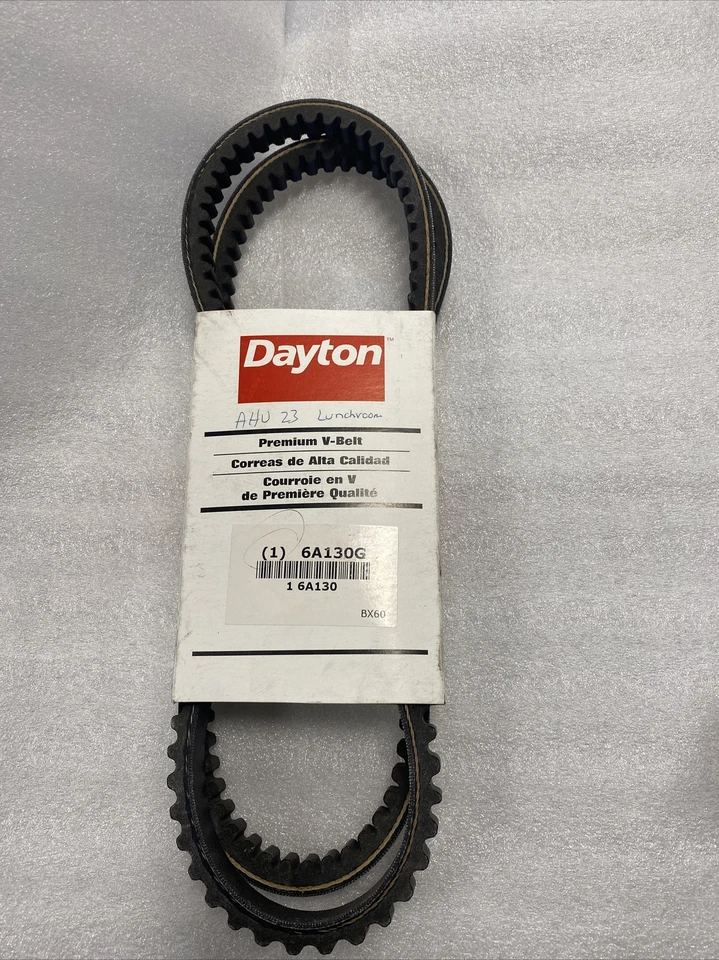 DAYTON 6A130G V-Belt, Cogged, BX60  - Image 1 of 1