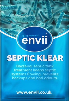 ENVII Attivatore Trattamento E Pulizia Batteri per Fossa Biologica Enzimi 12 Pastiglie