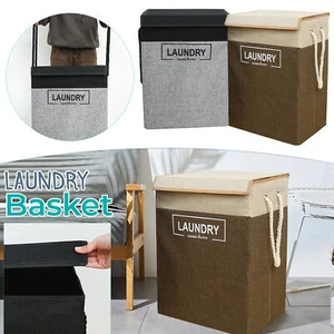 Laundry Basket Washing Clothes Organiser Bag 70L Large Folding Storage Bin - Picture 1 of 16