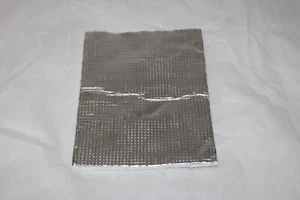 Self Adhesive Acoustic Heatshield Woven Glass Fiber Insulation Alu Foil 7mm UK - Picture 1 of 4