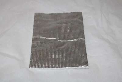 Self Adhesive Acoustic Heatshield Woven Glass Fiber Insulation Alu Foil 7mm UK - Image 1 of 4