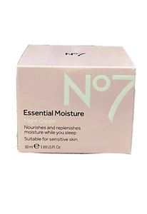 No7 Essential Moisture, Night Cream, Suitable for Sensitive Skin, 50ML, Original - Picture 1 of 1