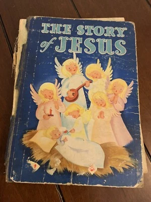Vintage 1941 Book The Children's Story of Jesus Whitman AS IS - Image 1 of 4