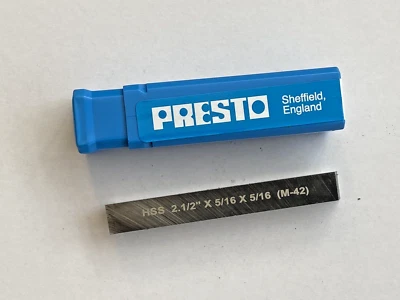 5/16 x 2. 1/2 " SQUARE TOOLBIT HSCo M42 COBALT Co8% DIN4964 h13 Lathe Tool - Image 1 of 2