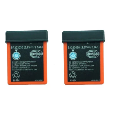 Paquete de 2 baterías de control remoto BA223030 HBC 3,6 V 2,1 Ah para control remoto de grúa Foto 1 de 4