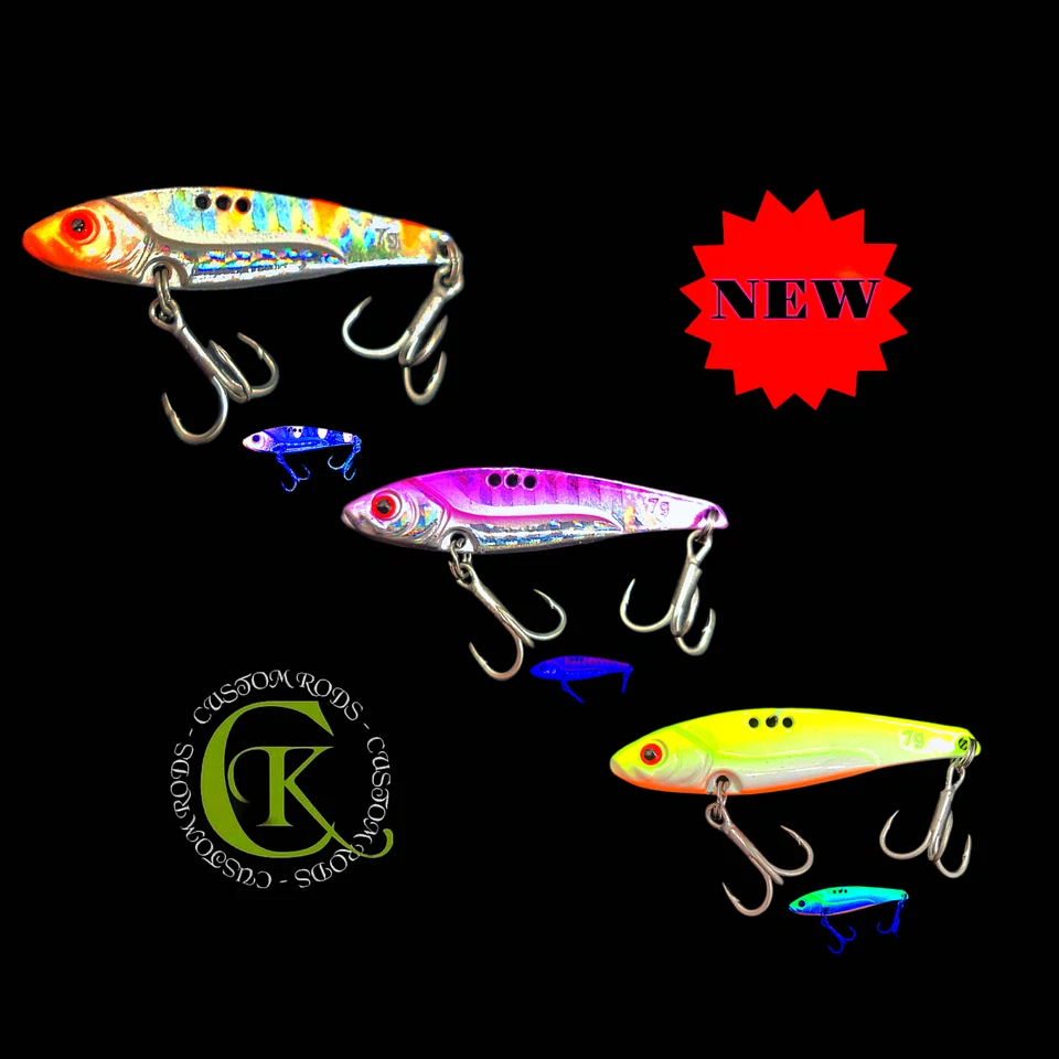 3x 5cm Vibration Bait JigSpin Spinnbait Chatterbait Kunstköder Blade Runner NEW - Bild 1 von 1