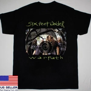 Six Feet Under Band Warpath Black T Shirt Full Size S-5XL FH895 - Picture 1 of 6