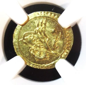 Ottoman Empire Mahmud II gold 1/4 Zeri Mahbub AH 1223 5 (AD 1808/1809) MS65 NGC - Picture 1 of 4