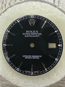 Rolex 36MM Datejust Black Luminova Stick Dial 16200/16234/16000 OEM Excellent - Picture 1 of 4