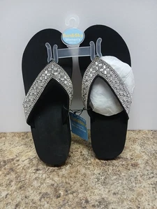 Sandalia antideslizante Sun & Sky para mujer con cuña punta redonda ligera talla 9-10 nueva con etiquetas - Imagen 1 de 9