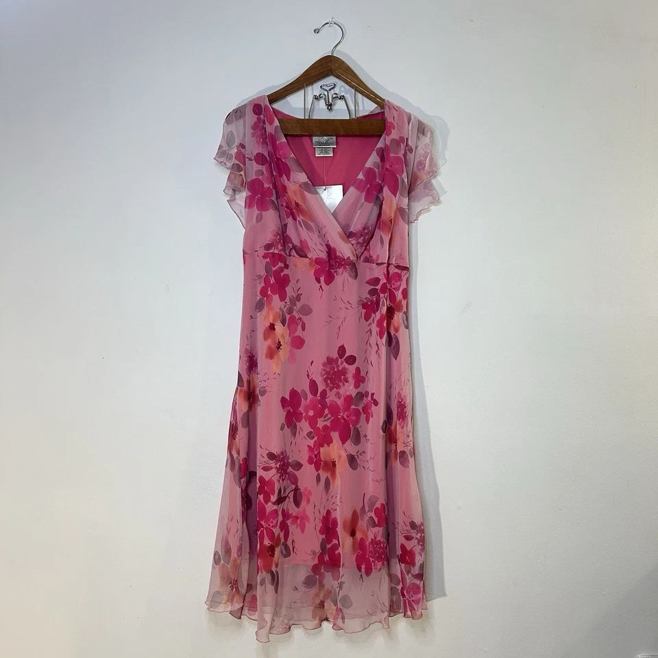 Vestido Y2K Fairycore Suave Niña Volantes Dobladillo Rosa Deadstock Para Mujer’s 20  Foto 1 de 4