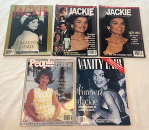 🍒 Vintage LOT of 5 Jackie Kennedy Magazines Vanity Fair People Ladies 1994 🍒 - Imagen 1 de 6