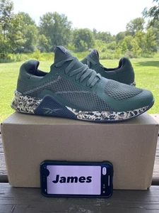 Reebok Men's Flashfilm Galaxy5 Green Running Shoes Sneaker Size 12 - Picture 1 of 8