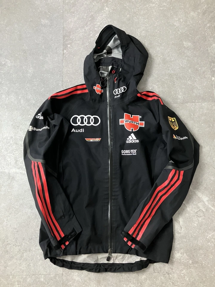 Adidas DSV Bundeswehr Jacke Gore-TEX Shell Skijacke Würth Audi Gr.38 Wintersport - Bild 1 von 4