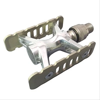 MKS (Mikashima) Pedal paseo fácil [promenade Ezy] color titanio izquierda y aparejo Foto 1 de 4