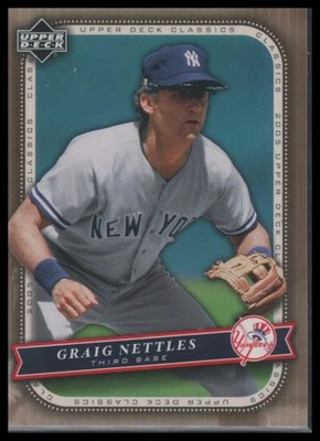 Upper Deck Classics #40 Graig Nettles 2005 Foto 1 de 2