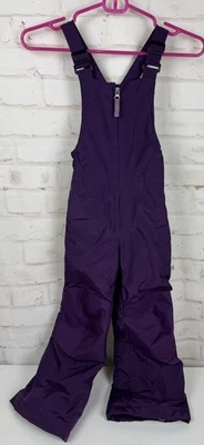Lands End Esquí Invierno Nieve Baberos Pantalones Mono Niñas Talla 5 Púrpura Foto 1 de 4