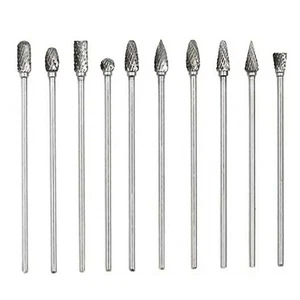 Rotary Burrs Accessories Burrs Carbide Double Cut Replacement 4 Inch Long - Picture 1 of 9