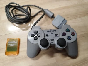 Sony Playstation 1 Controller + Memorycard Psx Controller und Speicherkarte - Bild 1 von 5