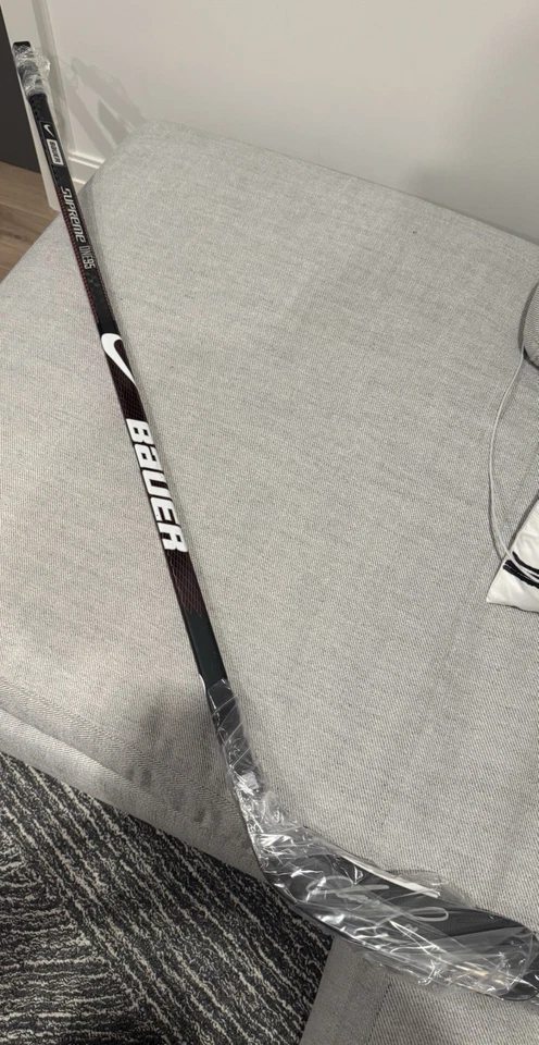 Игровая хоккейная клюшка с автографом Маркуса Наслунда б/у JSA MSG - Изображение 1 из 4