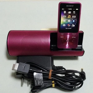 Sony Walkman NW-S14 Pink Digital Audio Player with Speaker Set Tested - Picture 1 of 12