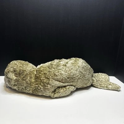 Folkmanis Harbor Seal Full Body Hand Puppet Brown Cream Realistic Animal 19” - Image 1 of 4