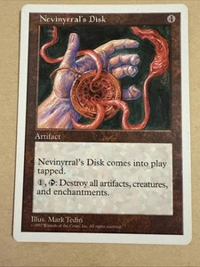 NEVINYRRAL'S DISK-ANTHOLOGIES- MTG- MAGIC THE GATHERING - Picture 1 of 2