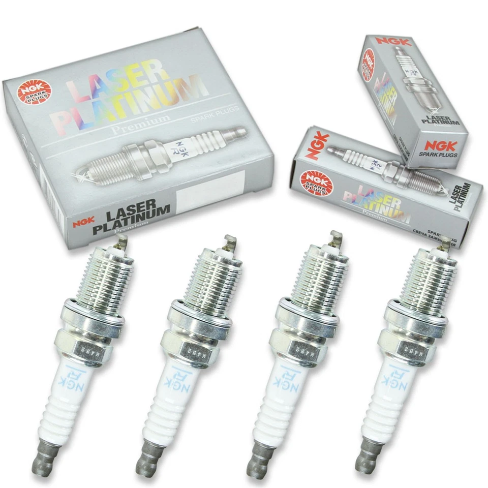 4 pcs NGK Laser Platinum Spark Plugs for 2003-2005 Kia Rio 1.6L L4 - Engine gs - Image 1 of 4