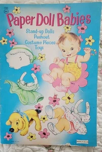 Lote de libros vintage de muñecas de papel Saalfield para bebés nuevo en stock #19 - Imagen 1 de 3