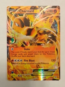 Charizard EX 2014 XY29 XY Black Star Promo Ultra Rara Holo Pokémon Trading Card - Foto 1 di 2
