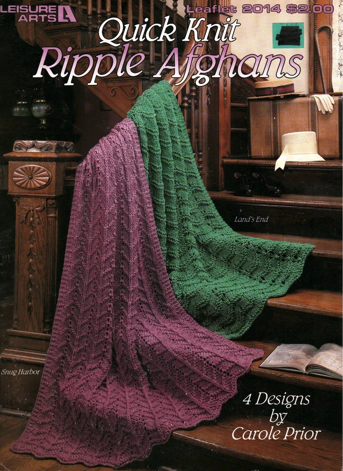 Quick Knit Ripple Afghans | Leisure Arts 2014 - Image 1 of 2