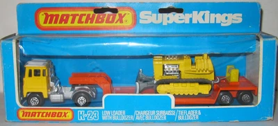 MATCHBOX SUPERKINGS K-23 CARGADOR BAJO CON EXCAVADORA - COMO NUEVO/PERFECTO Foto 1 de 4