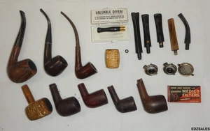 Pipe Collection Pipes Accessories - Carey Magic Touch, Imported Briar, Stems - Picture 1 of 9