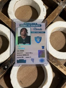 2023 Tre Tucker Panini Contenders Rookie Permit To Dominate RC SSP 🔥🔥🔥 - Picture 1 of 2