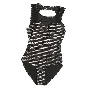 Costume da bagno NipTuck Swim Multi Fit Cup nero bianco nuovo con etichette taglia US 4 donna NUOVO - Foto 1 di 11