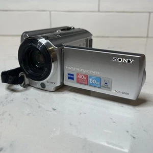 Sony DCR-SR68 80 GB Handycam Camcorder *Nice Bundle Silver Compact TESTED! - Picture 1 of 15