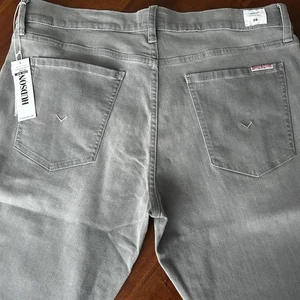 Herren NEU Hudson grau Byron gerade 36x32 Stretch Jeans-Neu mit Etikett - Bild 1 von 12