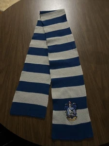 Harry Potter 60” Scarf Ravenclaw Navy Blue & Gray Soft Warm - VGUC - Picture 1 of 2