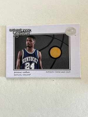 2001 Fleer Greats of the Game Antoine Walker Hardwood Feel the Game Classics UK - Image 1 of 4