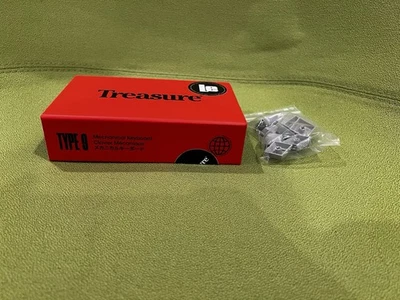 treasure type 9 (series iii) le macropad silver with blank gray dsa keycaps - Image 1 of 2