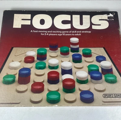Focus Rare Strategy Board Game by Spears Games - 1980's. - Image 1 of 4