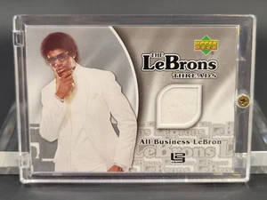 Tarjeta de reliquia 2006-07 UD #LM-3 LeBron James The Lebrons Threads All Business Jersey - Imagen 1 de 11