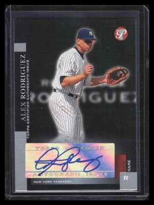 2005 Topps Pristine 200 Alex Rodriguez Auto 28/100 - Image 1 of 2