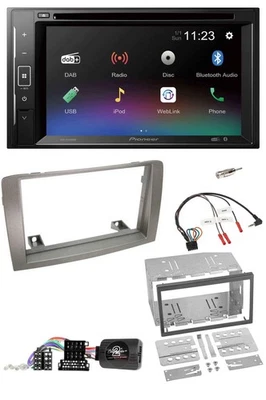 Pioneer Bluetooth Lenkrad USB 2DIN DAB DVD Autoradio für Lancia Musa 2004-2012 - Bild 1 von 4
