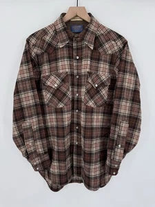 Vintage Pendleton Shirt High Grade Western Wear Canyon Wool Pearl Snap Men’s M - Picture 1 of 5